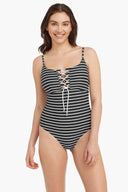 Chamarel Lace Up Bralette One Piece
