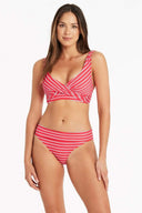 Chamarel Cross Front Multifit Bra Top