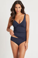 Eco Essentials Cross Front Multifit Singlet Top