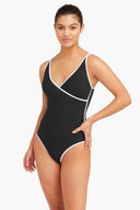 Elite Wrap Front Multifit One Piece