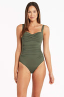Eco Essentials Twist Front Multifit One Piece