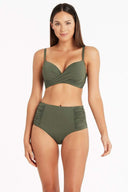 Eco Essentials Cross Front Moulded Cup Underwire Bra