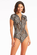 Short Sleeved Multifit One Piece